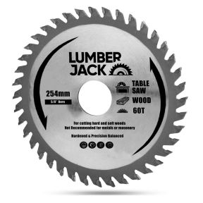 Lumberjack 254mm Circular Saw Blade TCT 60T 5/8